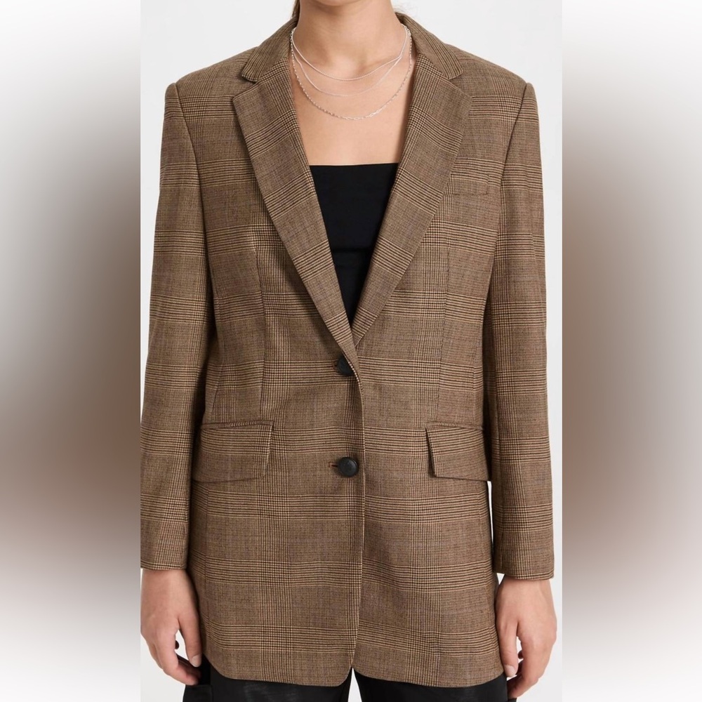 Rag & Bone Charles Plaid Blazer Size 2 Like New
